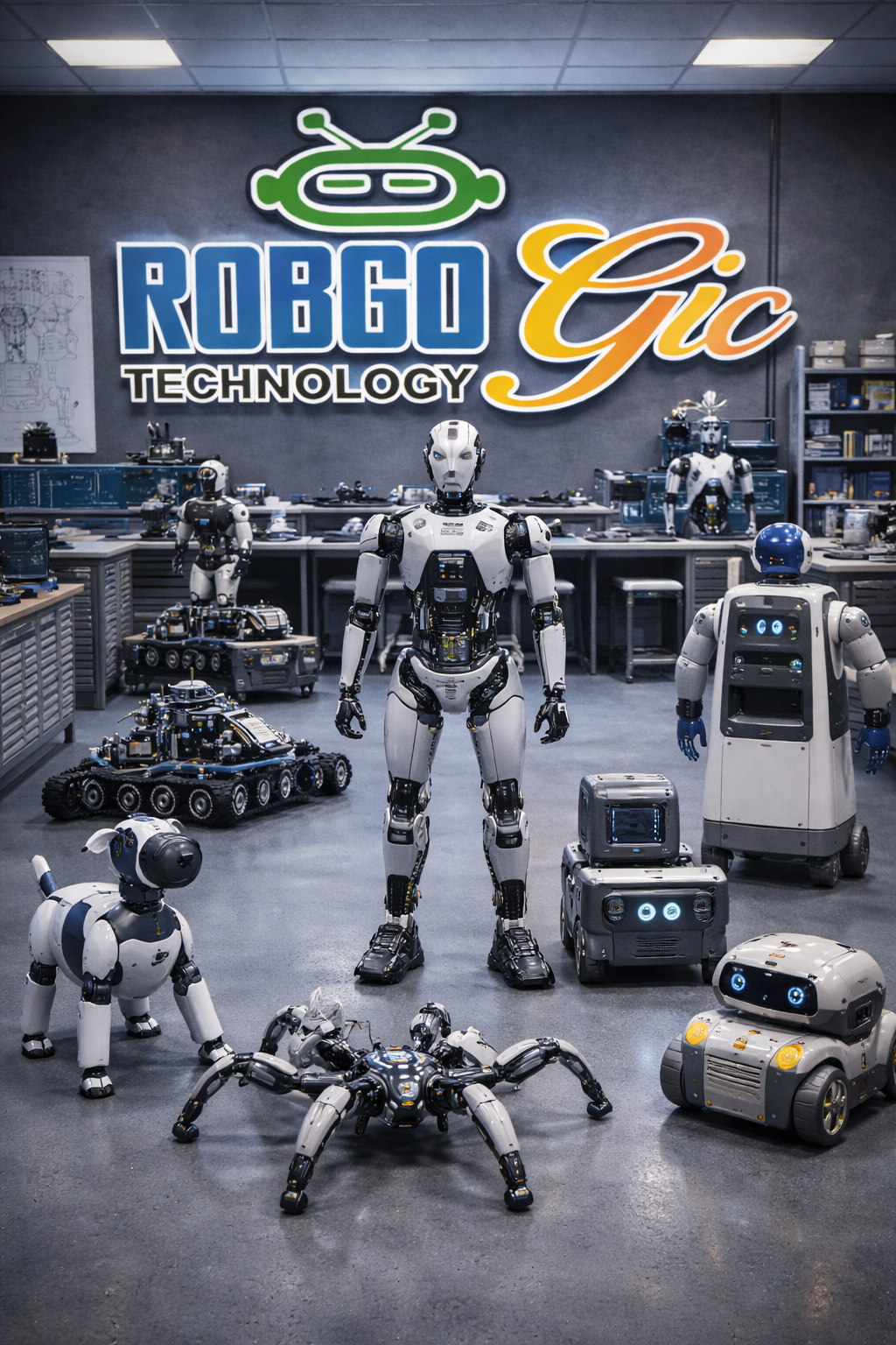 Advanced Robotics Lab With Diverse Robots