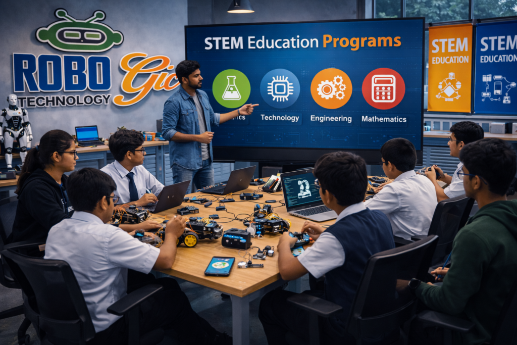 stem education in action at robogic